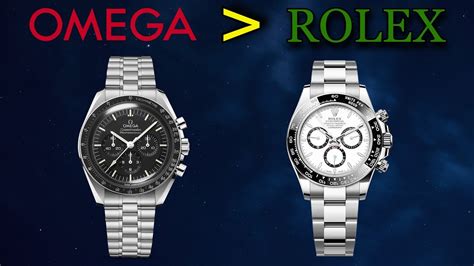 rolex omega moonwatch|is rolex better than omega.